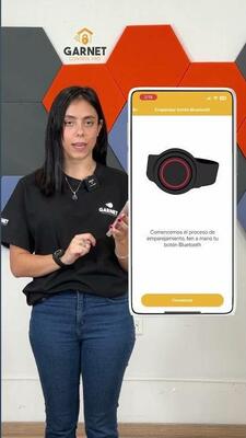 Conecta el Botón Bluetooth con Garnet Control Pro