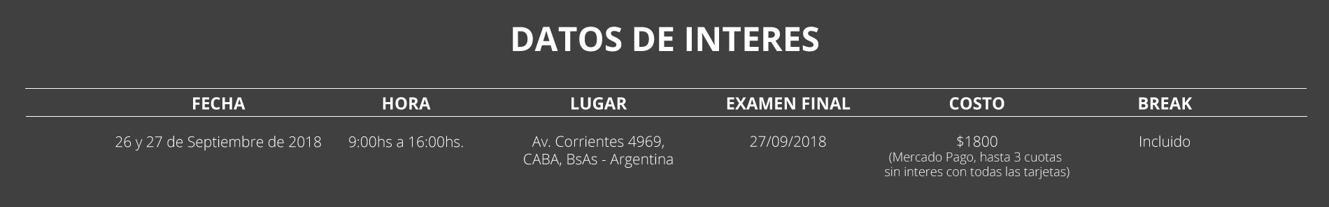 *CERTIFICACIÓN INTENSIVA 2018* | JUNTO A SIMICRO
