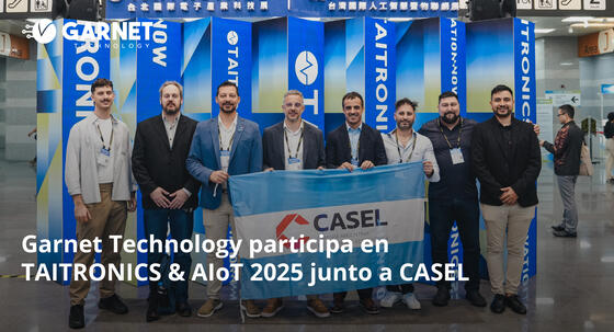 Garnet Technology participa en TAITRONICS & AIoT 2025 junto a CASEL