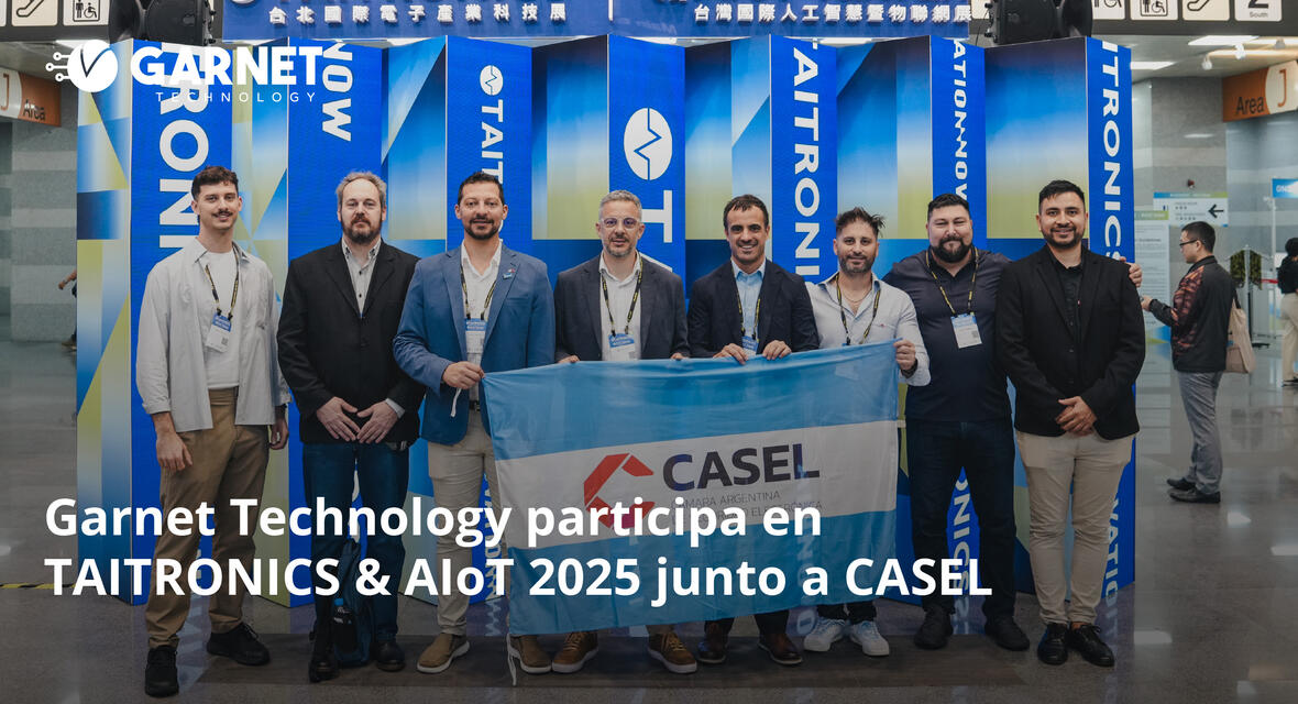 Garnet Technology participa en TAITRONICS & AIoT 2025 junto a CASEL