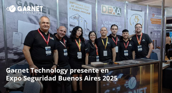GARNET TECHNOLOGY PRESENTE EN EXPO SEGURIDAD BUENOS AIRES 2025