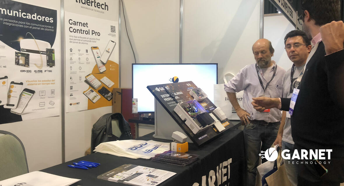 GARNET TECHNOLOGY PRESENTE EN LA EXPO SEGURIDAD CÓRDOBA 2023 JUNTO A ADC Y LIDERTECH