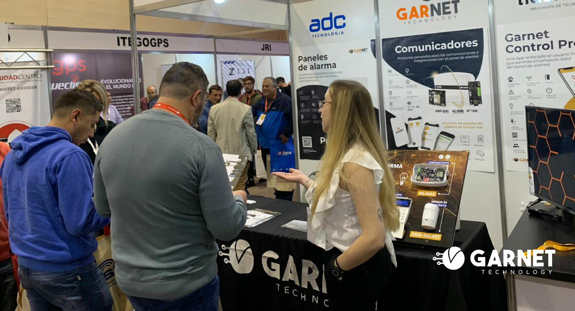 GARNET TECHNOLOGY PRESENTE EN LA EXPO SEGURIDAD CÓRDOBA 2023 JUNTO A ADC Y LIDERTECH