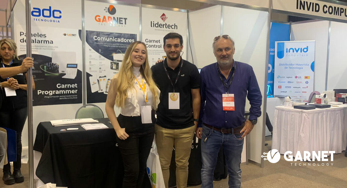 GARNET TECHNOLOGY PRESENTE EN LA EXPO SEGURIDAD CÓRDOBA 2023 JUNTO A ADC Y LIDERTECH