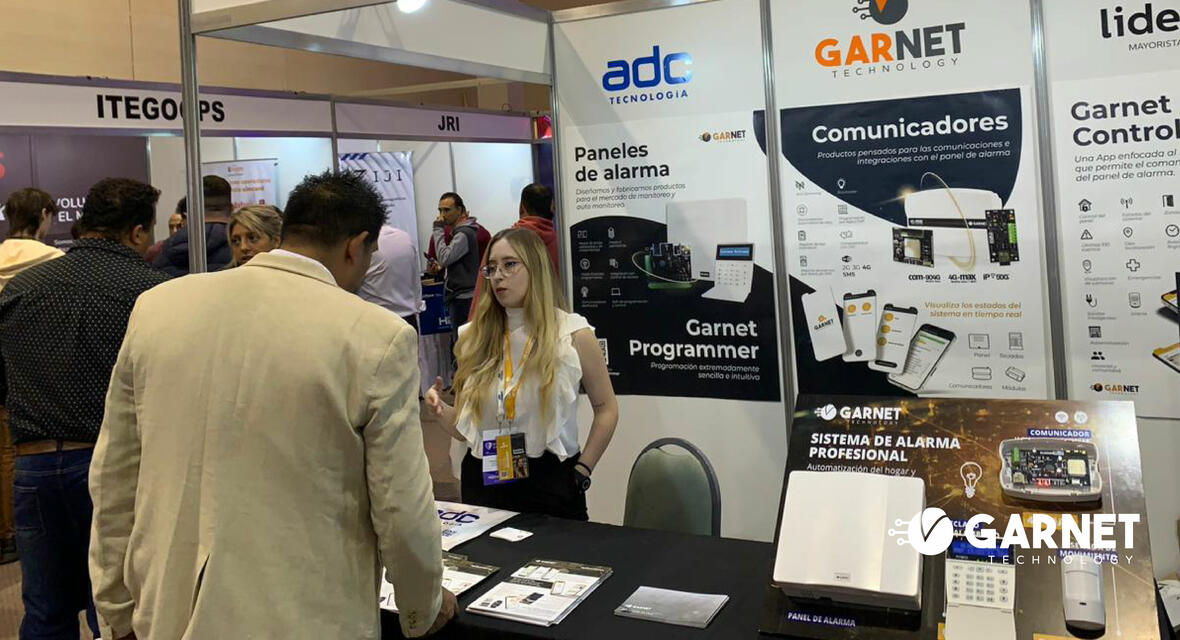 GARNET TECHNOLOGY PRESENTE EN LA EXPO SEGURIDAD CÓRDOBA 2023 JUNTO A ADC Y LIDERTECH