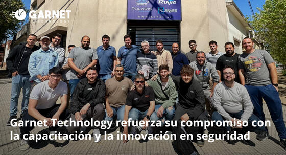 GARNET TECHNOLOGY REFUERZA SU COMPROMISO CON LA CAPACITACIÓN Y LA INNOVACIÓN EN SEGURIDAD