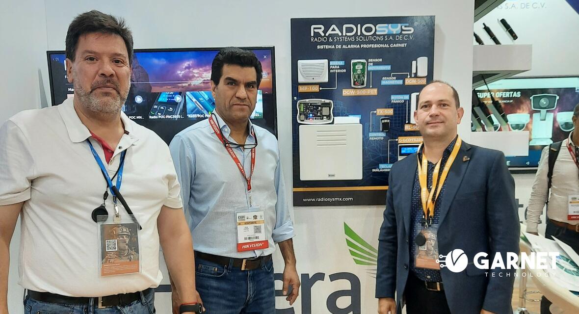 Garnet Technology y Radiosys se presentan juntos en la vigésima edición de  Expo Seguridad México