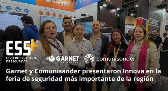 Garnet y Comunisander presentaron Innova en la feria de seguridad más importante de la región