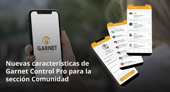 DESCUBRE LAS NUEVAS CARACTERÍSTICAS DE GARNET CONTROL PRO