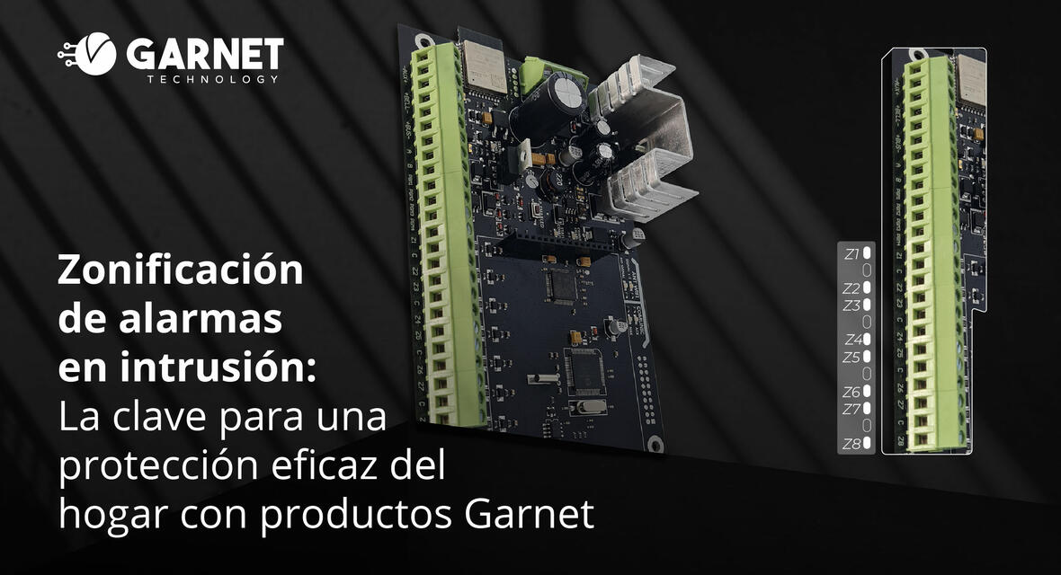 ZONIFICACIÓN DE ALARMAS EN INTRUSIÓN, LA CLAVE PARA UNA PROTECCIÓN EFICAZ DEL HOGAR CON PRODUCTOS GARNET 