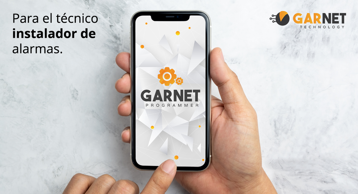 Aplicación para instalación de alarmas Garnet Programmer de Garnet Technology