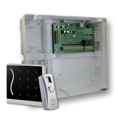 CP-4000 Kit Control de accesos con lectora y botón REX